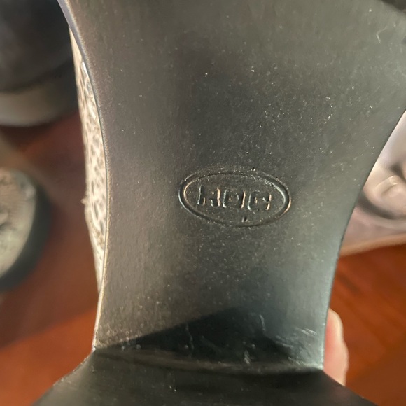 ROC platform lace up boots all leather snake print size 39 8 Made in Australia - Picture 4 of 10